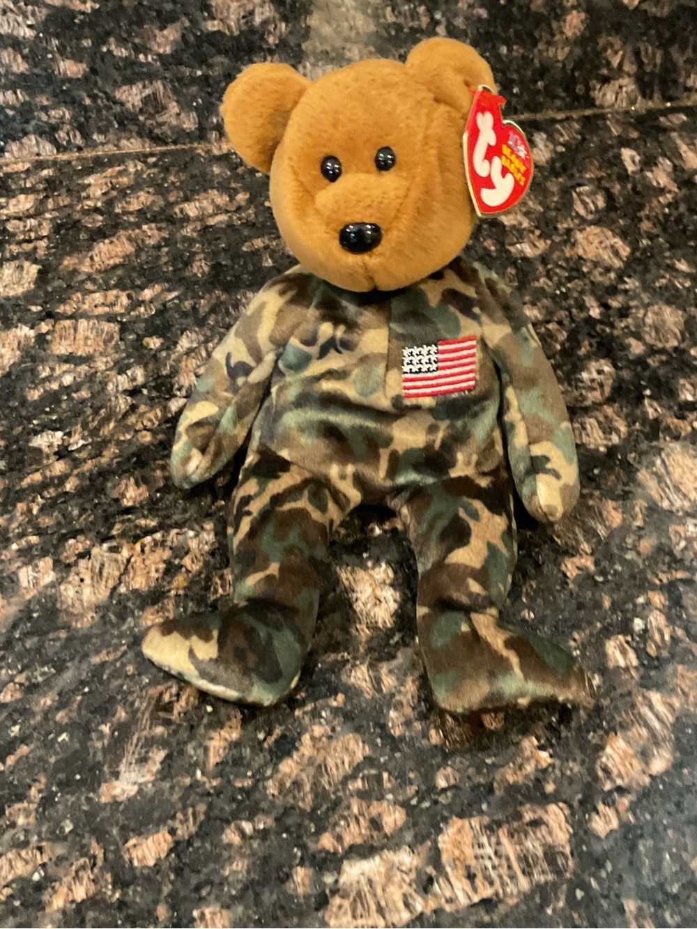 Ty Brown Bear Beanie Baby